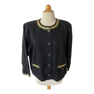 Vintage Venezia Vitale Nautical Jacket Size 14/16